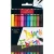 Ecsetirón készlet, FABER-CASTELL "Black Edition" 10 különböző szín 10 db