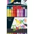 Ecsetirón készlet, FABER-CASTELL "Black Edition", 20 különböző szín 20 db