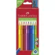 Színes ceruza készlet, háromszögletű, FABER-CASTELL "Jumbo", 10 különböző szín 10 db