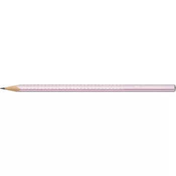   Grafitceruza, B, háromszögletű, FABER-CASTELL "Sparkle", metál rózsaszín 1 db