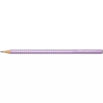   Grafitceruza, B, háromszögletű, FABER-CASTELL "Sparkle", metál lila 1 db