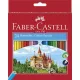 Színes ceruza készlet, hatszögletű, FABER-CASTELL "Classic", 24 különböző szín 24 db