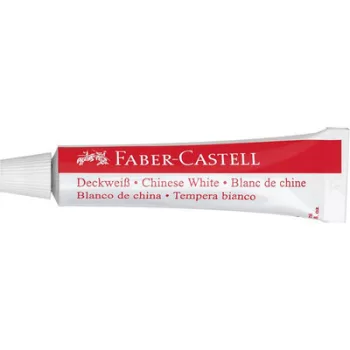   Tempera készlet, tubusos, 3x7,5 ml, FABER-CASTELL, fehér 3 db