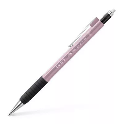 Nyomósirón, 0,5 mm, FABER-CASTELL "Grip 1345", rózsa árnyékok 1 db