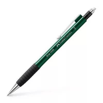 Nyomósirón, 0,5 mm, FABER-CASTELL "Grip 1345", zöld 1 db