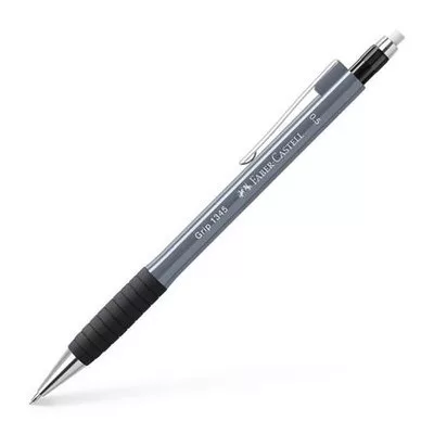 Nyomósirón, 0,5 mm, FABER-CASTELL "Grip 1345", kőszürke 1 db