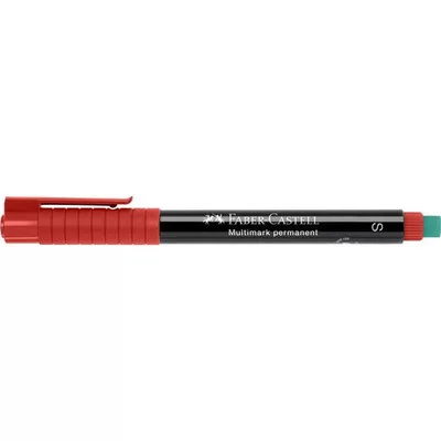 Alkoholos marker, OHP, 0,4 mm, FABER-CASTELL "Multimark 1523", piros 1 db