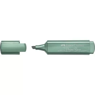 Szövegkiemelő, 1-5 mm, FABER-CASTELL "1546", metál zöld 1 db