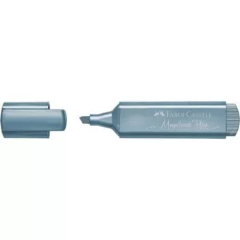   Szövegkiemelő, 1-5 mm, FABER-CASTELL "1546", metál kék 1 db