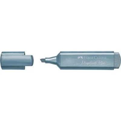 Szövegkiemelő, 1-5 mm, FABER-CASTELL "1546", metál kék 1 db