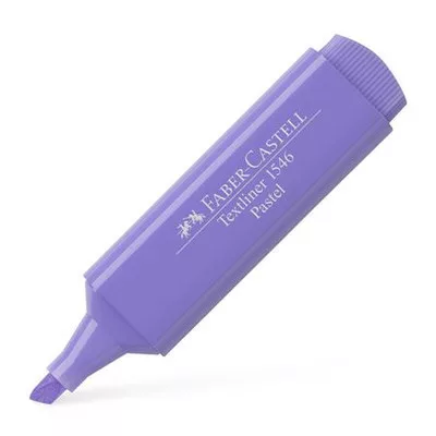 Szövegkiemelő, 1-5 mm, FABER-CASTELL "1546 Pastel", lila 1 db