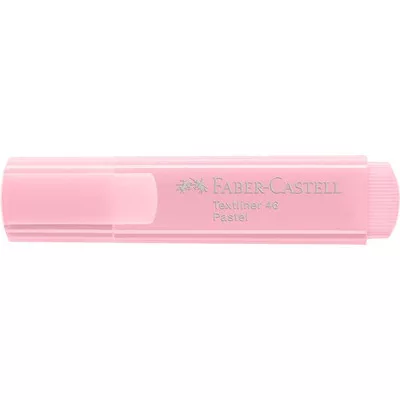 Szövegkiemelő, 1-5 mm, FABER-CASTELL "1546 Pastel", pasztell rózsaszín 1 db