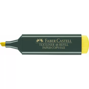   Szövegkiemelő, 1-5 mm, FABER-CASTELL, "Textliner 48", sárga 1 db