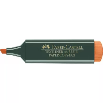   Szövegkiemelő, 1-5 mm, FABER-CASTELL, "Textliner 48", narancs 1 db