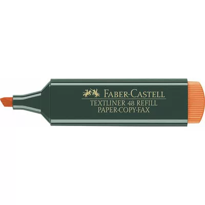Szövegkiemelő, 1-5 mm, FABER-CASTELL, "Textliner 48", narancs 1 db