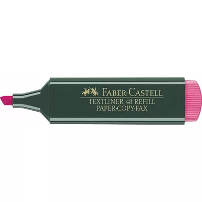 Szövegkiemelő, 1-5 mm, FABER-CASTELL, "Textliner 48", rózsaszín 1 db