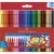 Filctoll készlet, háromszögletű, FABER-CASTELL "Grip", 20 különböző szín 20 db