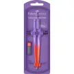 Körző készlet, precíziós, FABER-CASTELL "Stream Flow", vegyes színek (szín nem választható) 1 db