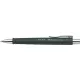 Golyóstoll, 0,7 mm, nyomógombos fekete tolltest, FABER-CASTELL "Poly Ball", kék 1 db