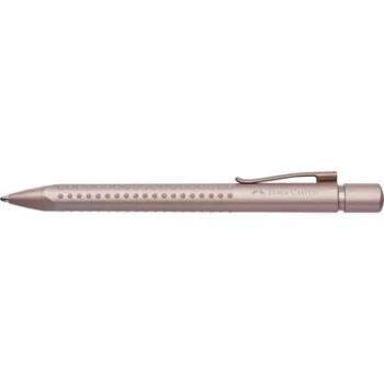   Golyóstoll, 1 mm, XB, nyomógombos, rózsaszín tolltest, FABER-CASTELL "Grip 2010 Harmony", kék 1 db