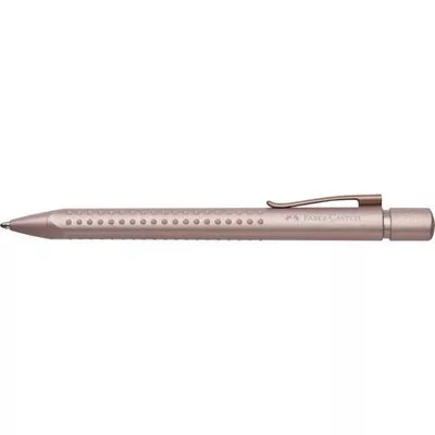 Golyóstoll, 1 mm, XB, nyomógombos, rózsaszín tolltest, FABER-CASTELL "Grip 2010 Harmony", kék 1 db