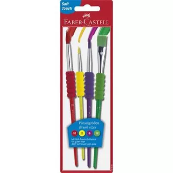 Ecsetkészlet, no. 2-6-10-12, FABER-CASTELL 4 db