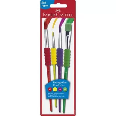 Ecsetkészlet, no. 2-6-10-12, FABER-CASTELL 4 db