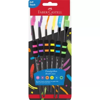 Ecsetkészlet, no. 2-4-6-8-10-12, FABER-CASTELL 6 db