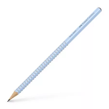 Grafitceruza, B, háromszögletű, FABER-CASTELL "Grip 2001", égkék 1 db