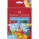 Filctoll készlet, FABER-CASTELL, 12 különböző szín"Castle" 12 db