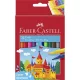 Filctoll készlet, FABER-CASTELL, 24 különböző szín "Castle" 24 db