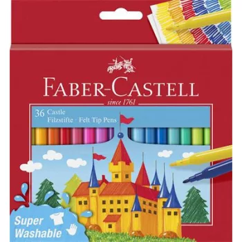   Filctoll készlet, FABER-CASTELL, 36 különböző szín "Castle" 36 db