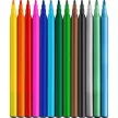 Filctoll készlet, FABER-CASTELL "Dinoszaurusz" 10 különböző szín + 3 metál 13 db