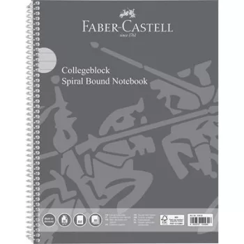   Spirálfüzet, A4, vonalas, 80 lap, perforált, lyukasztott,  FABER-CASTELL 1 db
