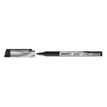   Alkoholos marker, OHP, 1 mm, GRANIT "M859", fekete 20 db
