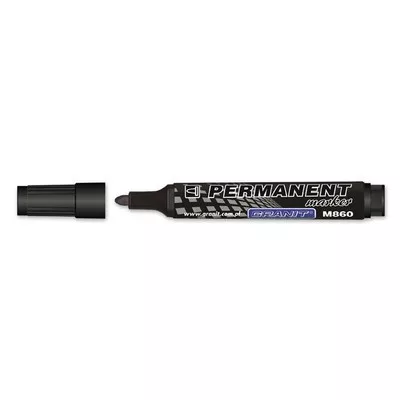 Alkoholos marker, 3-4 mm, kúpos, GRANIT "M860", fekete 1 db