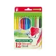 Filctoll készlet, 1 mm, antibakteriális, ICO "Süni 300", 12 különböző szín 12 db