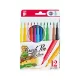 Ecsetirón készlet, ICO "Brush Pen", 12 különböző szín 12 db