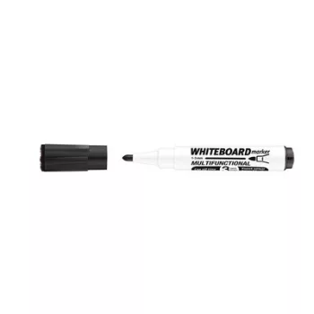   Tábla- és flipchart marker, 1-3 mm, multifunkciós, ICO "Markeraser" fekete