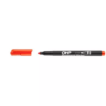 Alkoholos marker, OHP, 2-3 mm, B, ICO, piros 1 db