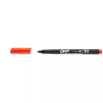 Alkoholos marker, OHP, 2-3 mm, B, ICO, piros 1 db