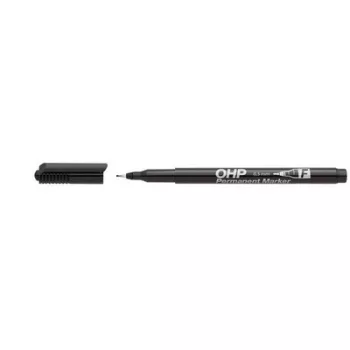 Alkoholos marker, OHP, 0,5 mm, F, ICO, fekete 1 db