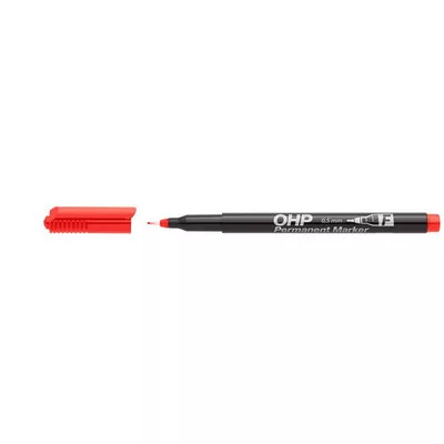 Alkoholos marker, OHP, 0,5 mm, F, ICO, piros 1 db