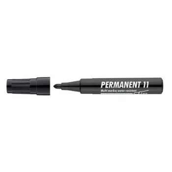   Alkoholos marker, 1-3 mm, kúpos, ICO "Permanent 11", fekete 1 db