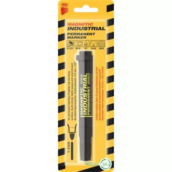   Alkoholos marker, ipari, 1-3 mm, kúpos, mágnessel, ICO "Magnetic industrial permanent 11 XXL", fekete 1 db