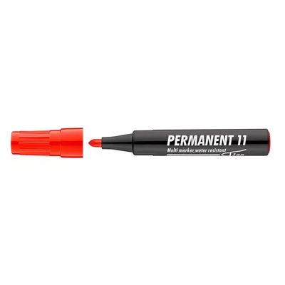 Alkoholos marker, 1-3 mm, kúpos, ICO "Permanent 11", piros 1 db