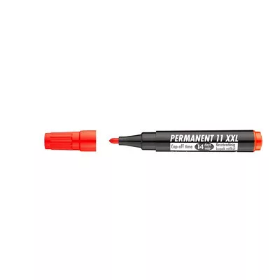 Alkoholos marker, 1-3 mm, kúpos, ICO "Permanent 11 XXL", piros 1 db
