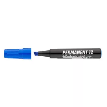   Alkoholos marker, 1-4 mm, vágott, ICO "Permanent 12", kék 1 db