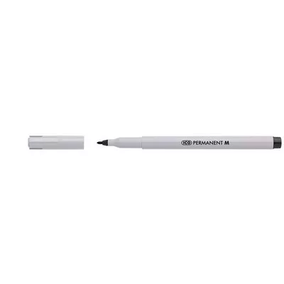 Alkoholos marker, 1-1,5 mm, ICO "Permanent M", fekete 40 db