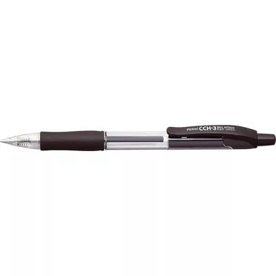 Golyóstoll, 0,7 mm, nyomógombos, PENAC "CCH-3", fekete 1 db